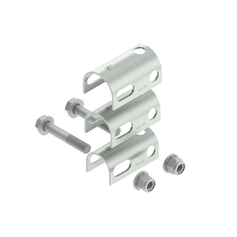 Coupling head adapters SPP I AD-01, 35-40, 40-45, 45-50 with screws