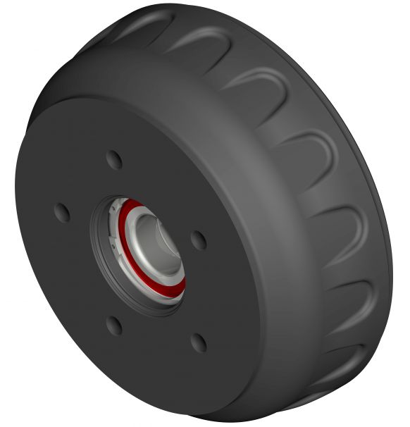 Kočioni doboš Knott, F200, 200x50, vodonepropusni, goli, 5x112, s ležajem