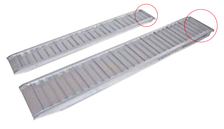 Loading ramp AL-KO, straight, load capacity 1500kg/pc, PROFI, 1928x300x70mm, Alu - 1 pc