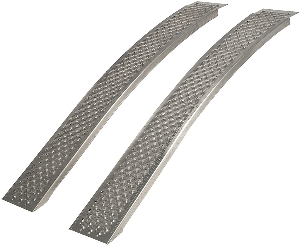 Navozne staze / Utovarne rampe AL-KO, zakrivljene, 400kg u paru, 1500x215mm, Alu - PAR