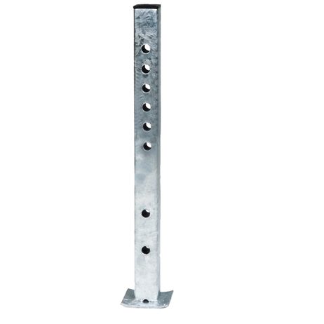 Prop stand AL-KO, square 50x50mm, 400kg, with holes