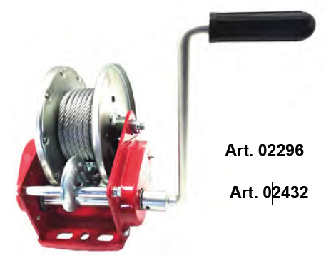 Winch Leo Livio, 1600kg, 10m cable  