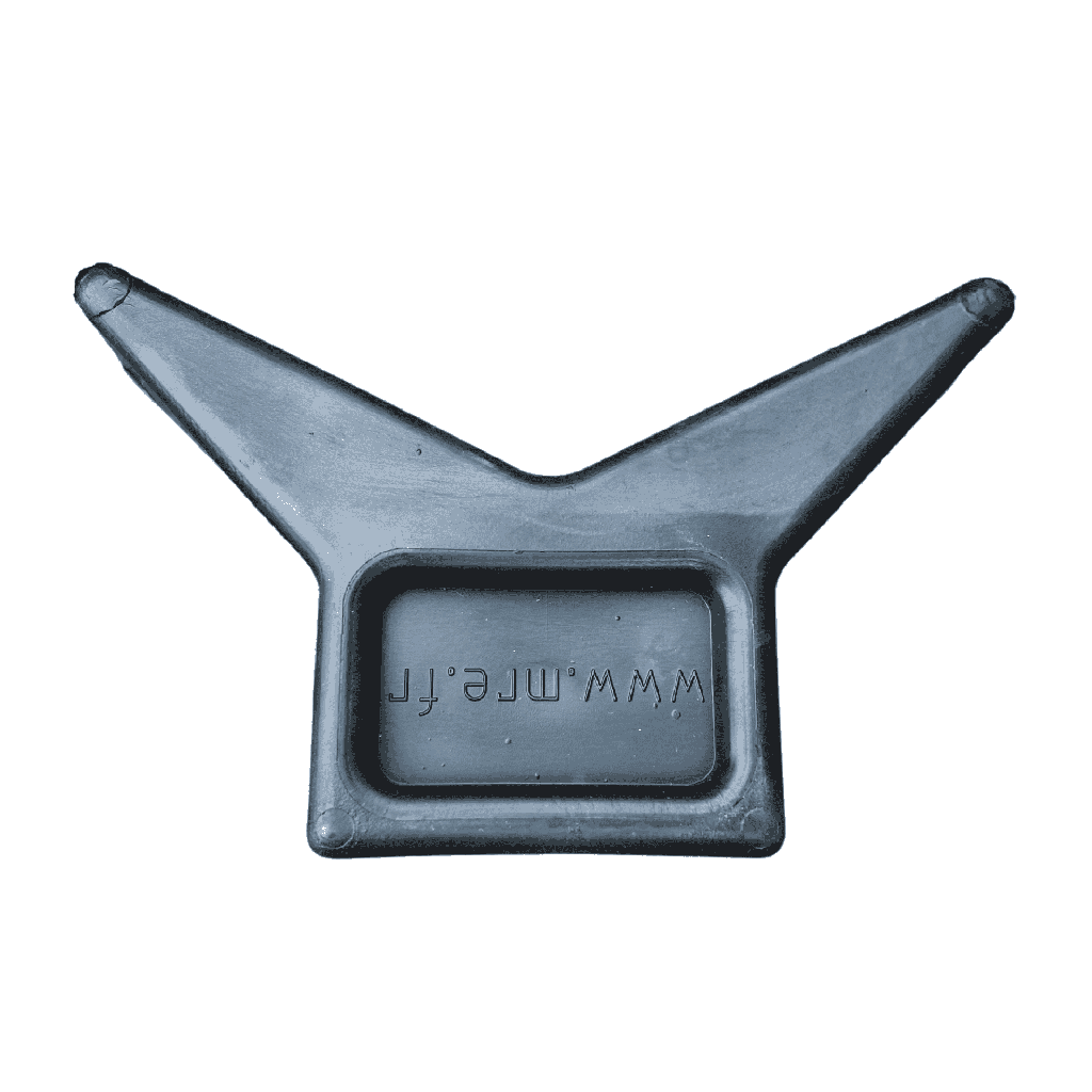 Bow snubber block, 160x100x77xØ14, black, MR