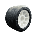 Side roller polymer I Ø100x60x21mm I black MR