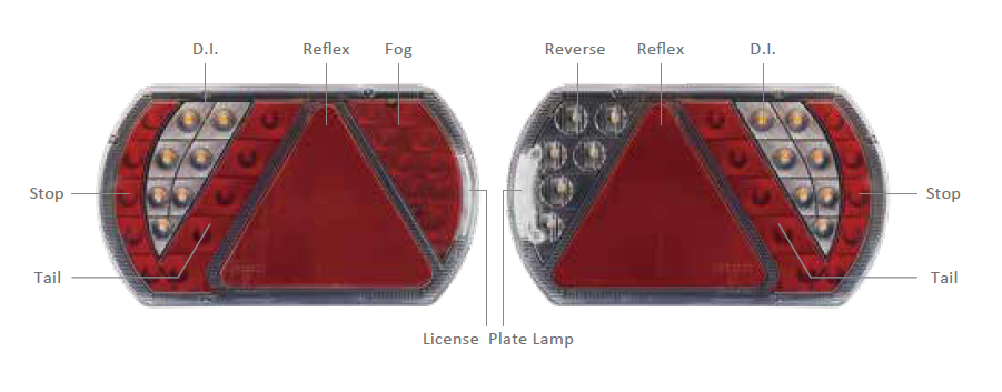 Tail light LED left Lucidity (26078)