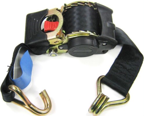 Automatic retractable lashing strap, 300kg, 25mm L=0.4-3.0M