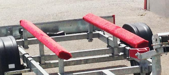 [2007] Carpeted bunks - 2000 mm, without uprights and fixings - (pair) I TORBARINA