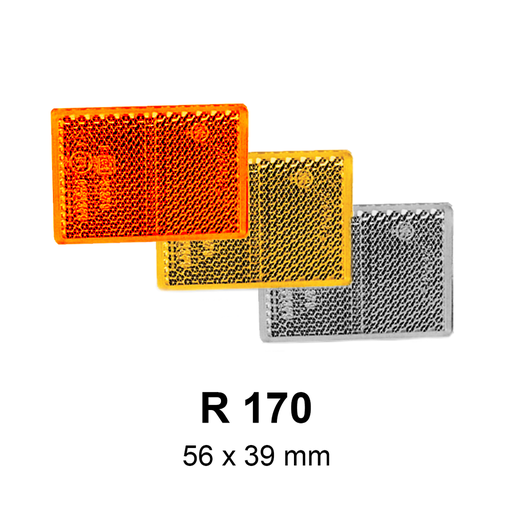 [22118] Reflex reflector, white, 56x39mm, Jokon